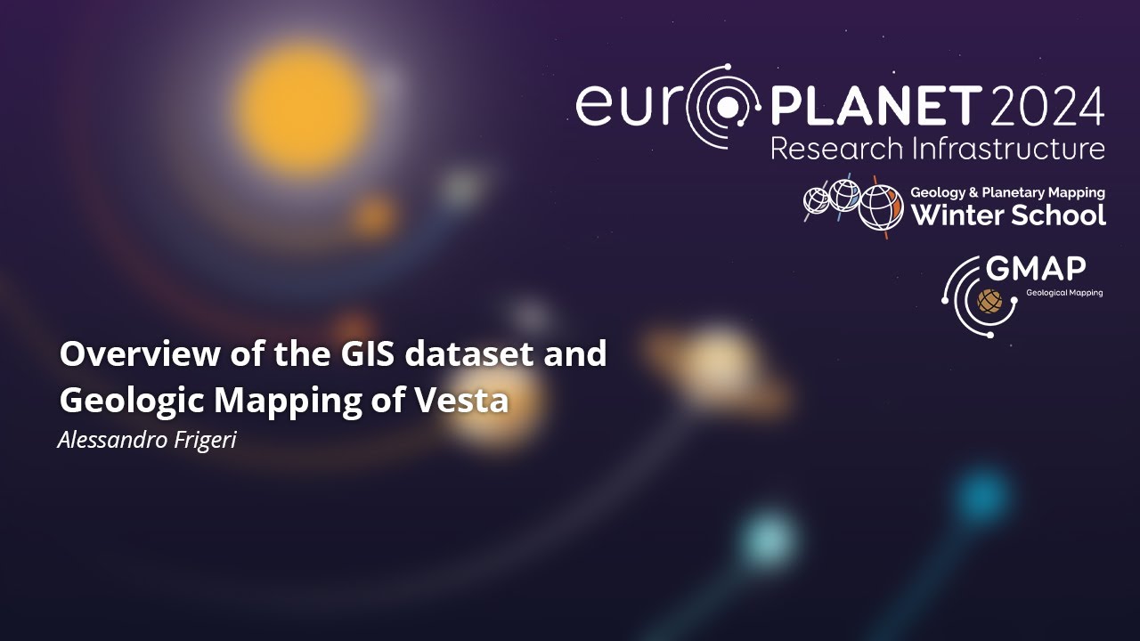 Overview of the GIS dataset and Geologic Mapping of Vesta