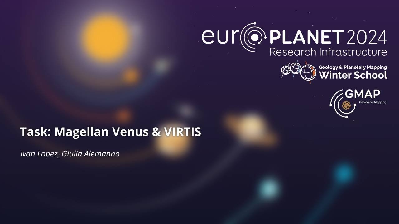 Task: Magellan Venus & VIRTIS