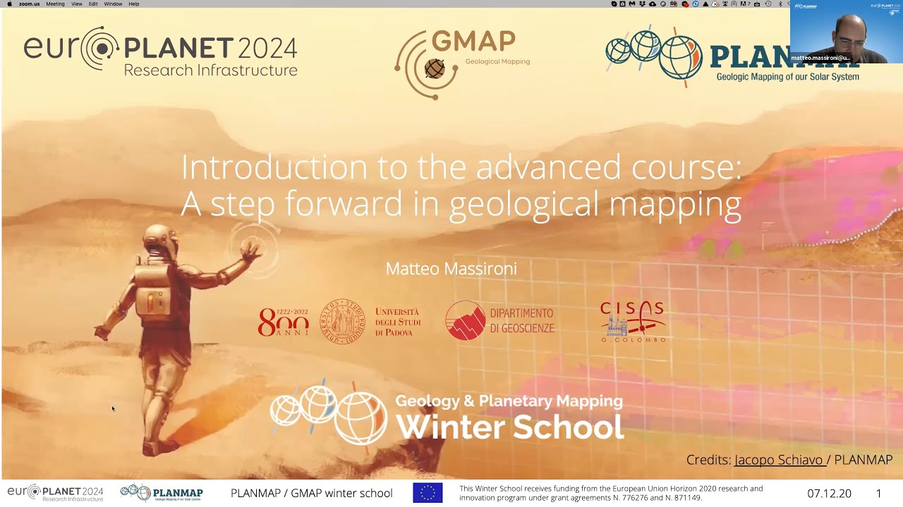 L9 - Introduction to the advanced course (Lecture) A step forward in the geological mapping
