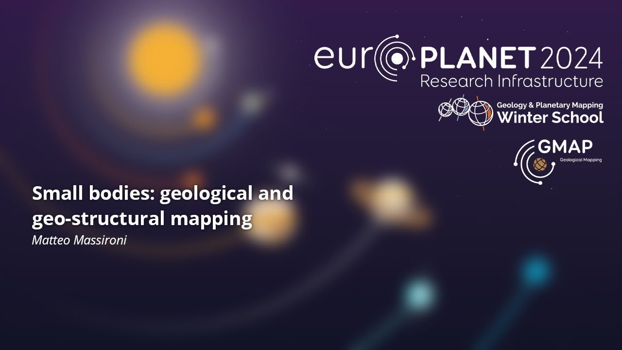 Small bodies: geological and geo-structural mapping