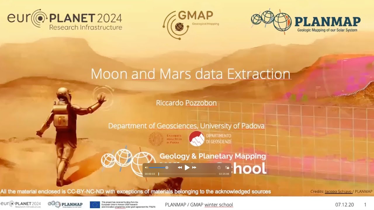 S8 - From 3D to geomodels Extraction of geological features and creation of 3D surfaces