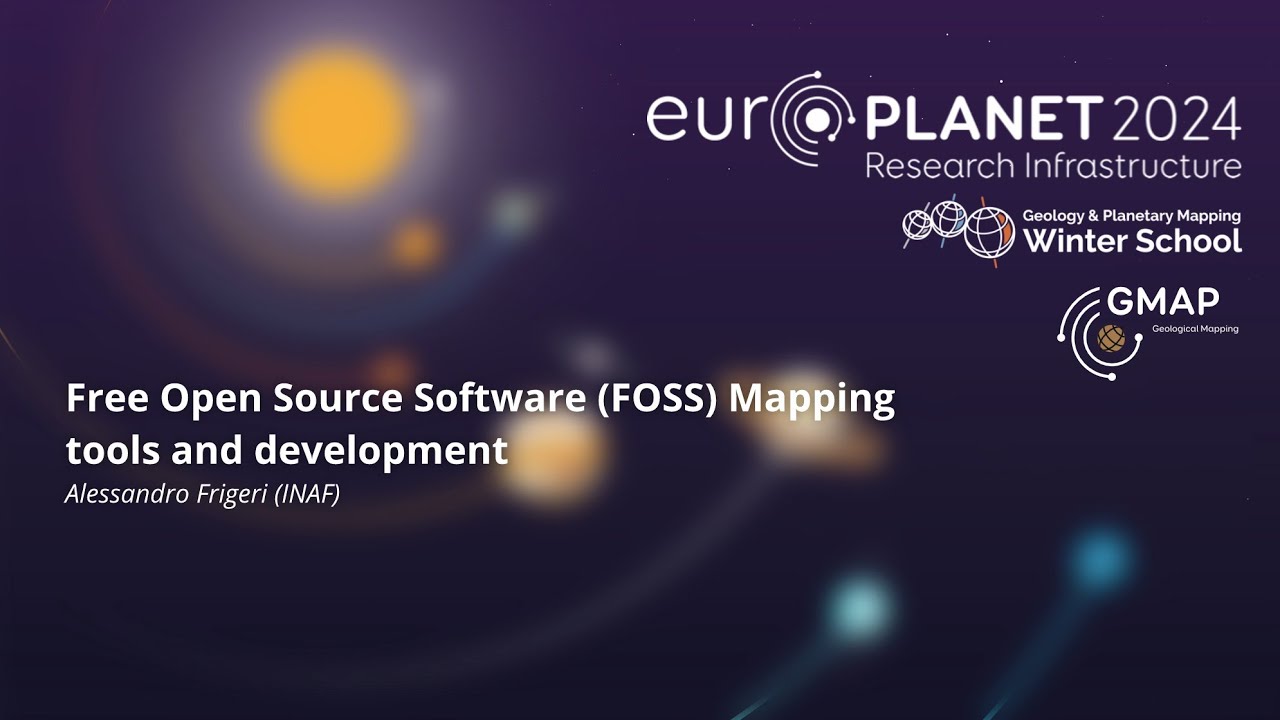 Free Open Source Software (FOSS) Mapping tools and development